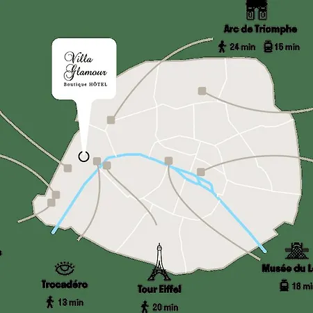 Hotell Glamour Paris